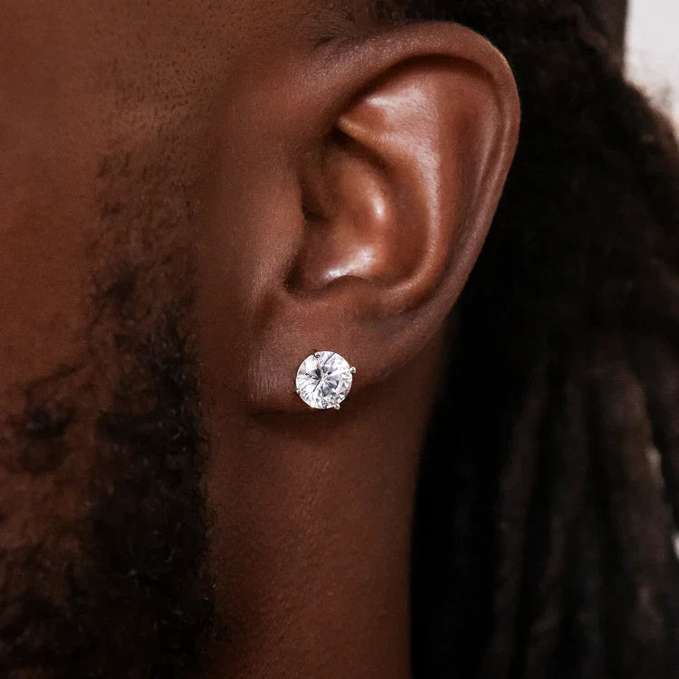 How to Choose Moissanite Stud Earrings: Size, Backing & Ear-Stack Styling