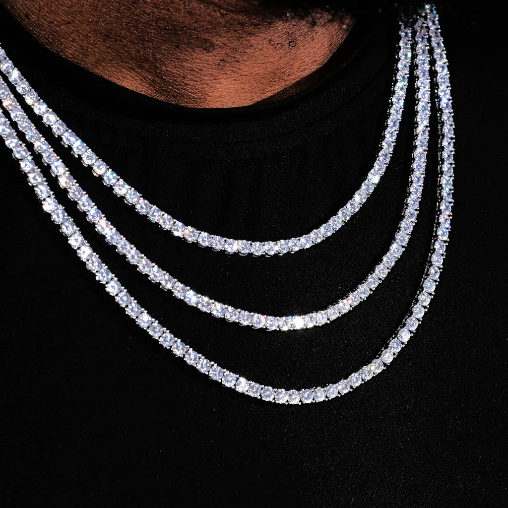 Diamond-style tennis chains