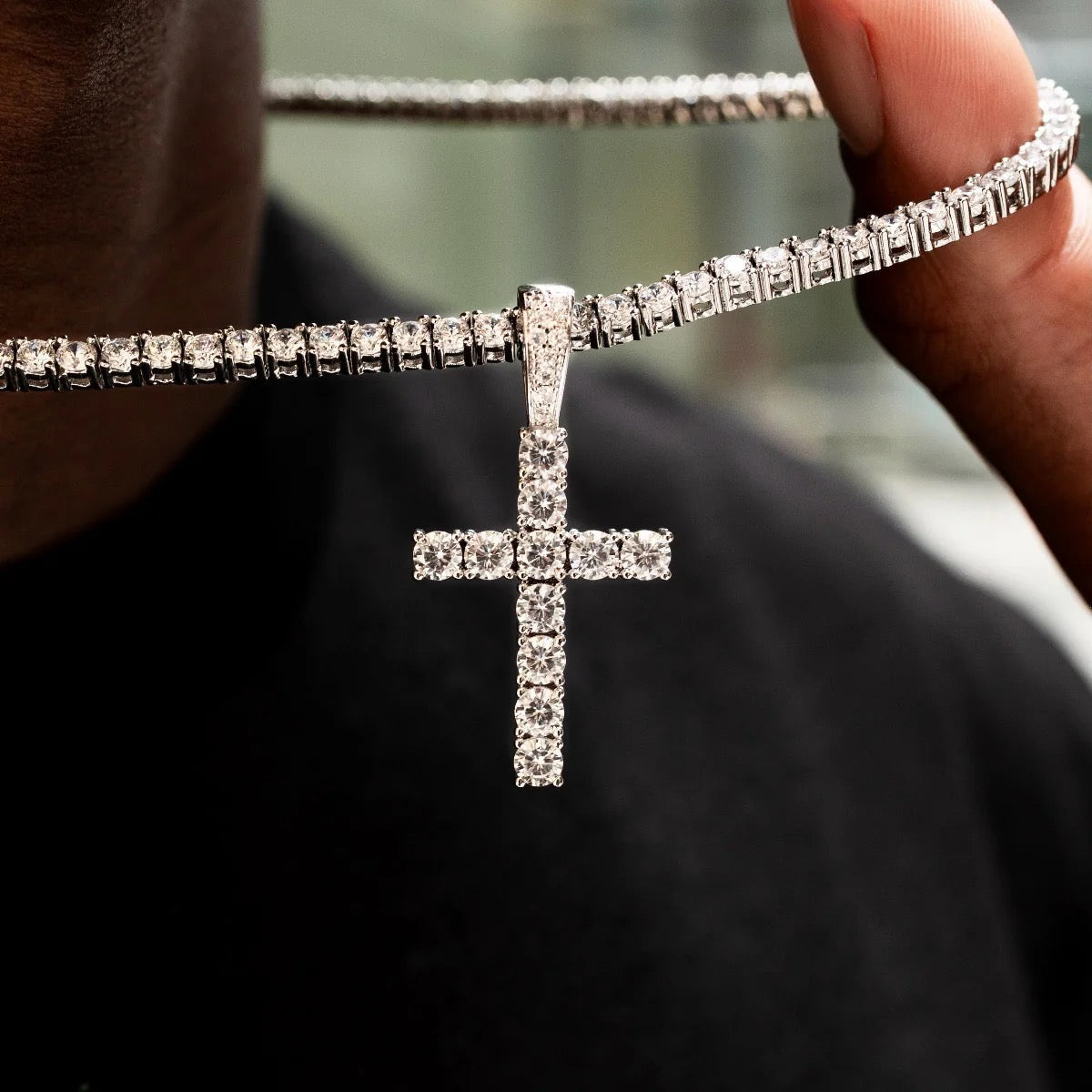 Iced pendants and necklaces