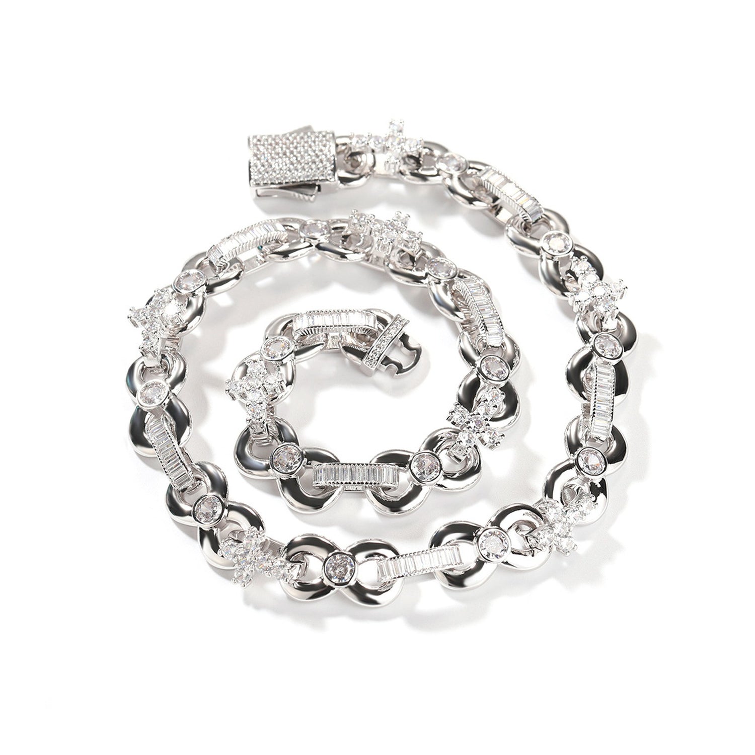 Iced Infinity Cross Link jewelry detail view 2