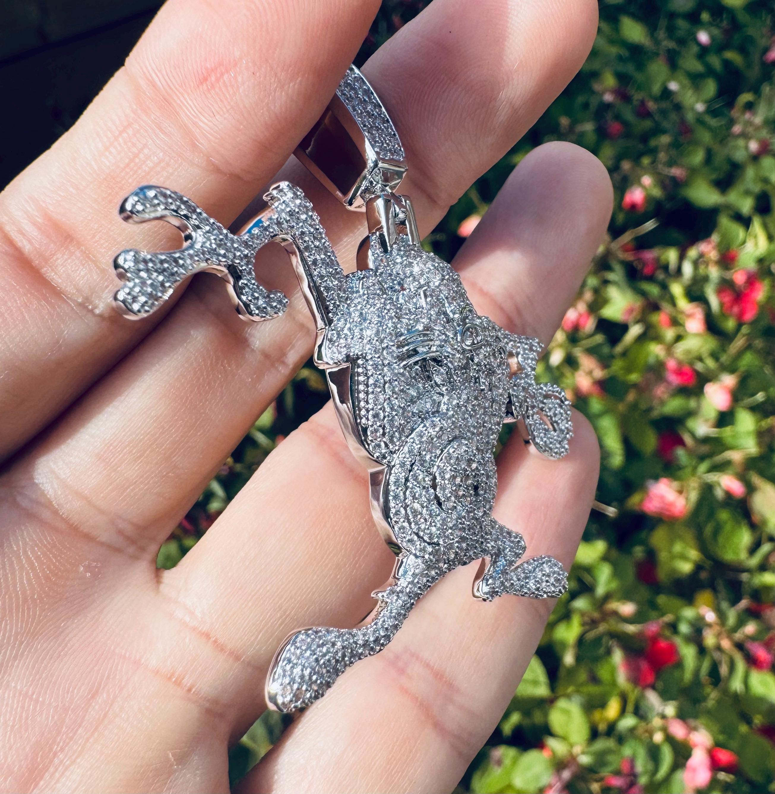 Iced Out Taz Pendant