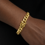 6-18mm Miami Stainless Steel Cuban Link Chain Bracelet Necklace
