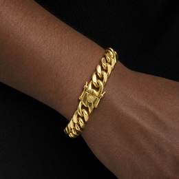 6-18mm Miami Stainless Steel Cuban Link bracelet product view 5