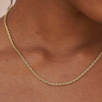 Twist Rope Chain Necklace- Miles Jewellery