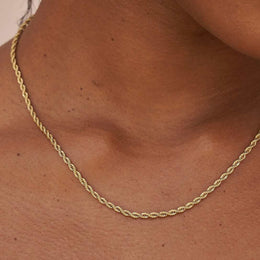 Twist Rope Chain Necklace- Miles Jewellery