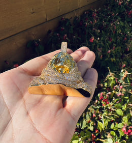 Iced Out 3D Jesus Bust Pendant- Miles Jewellery