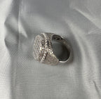 Dome Moissanite Statement Ring - 22.5mm- Miles Jewellery