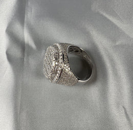 Dome Moissanite Statement Ring - 22.5mm- Miles Jewellery