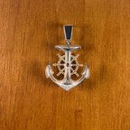 Iced Out Anchor Pendant- Miles Jewellery