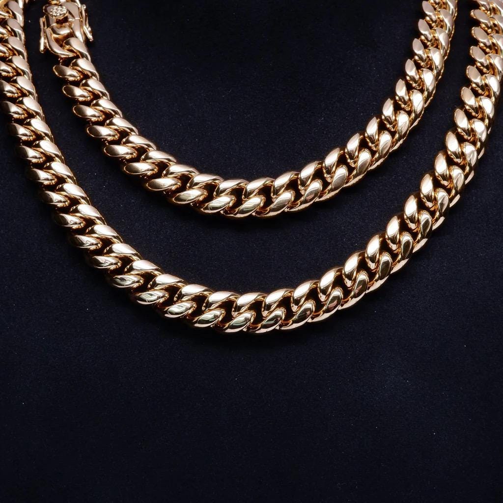 8mm/12mm Miami Cuban Link Chain