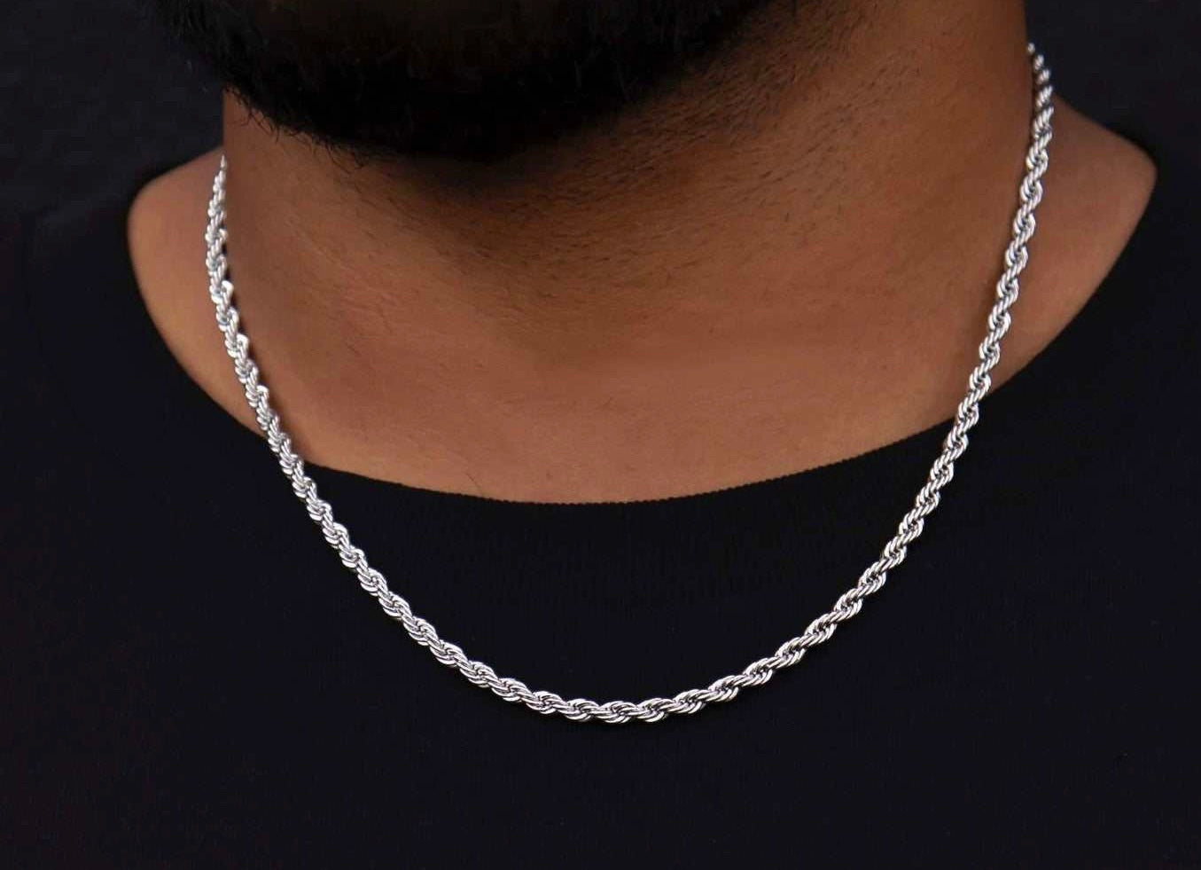 Twist Rope Chain Necklace- Miles Jewellery