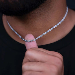 Twist Rope Chain Necklace- Miles Jewellery