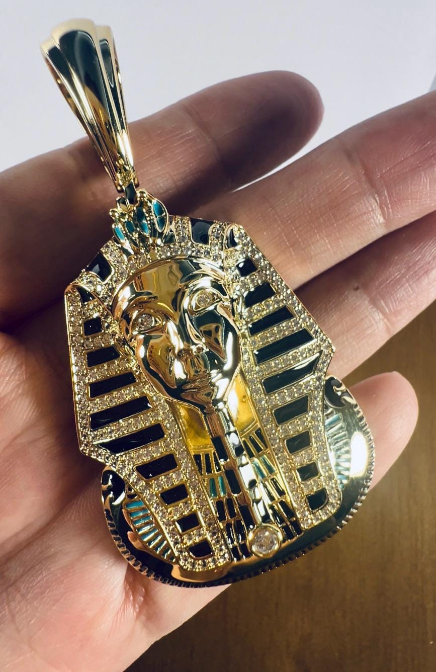 Iced Out Pharaoh Pendant