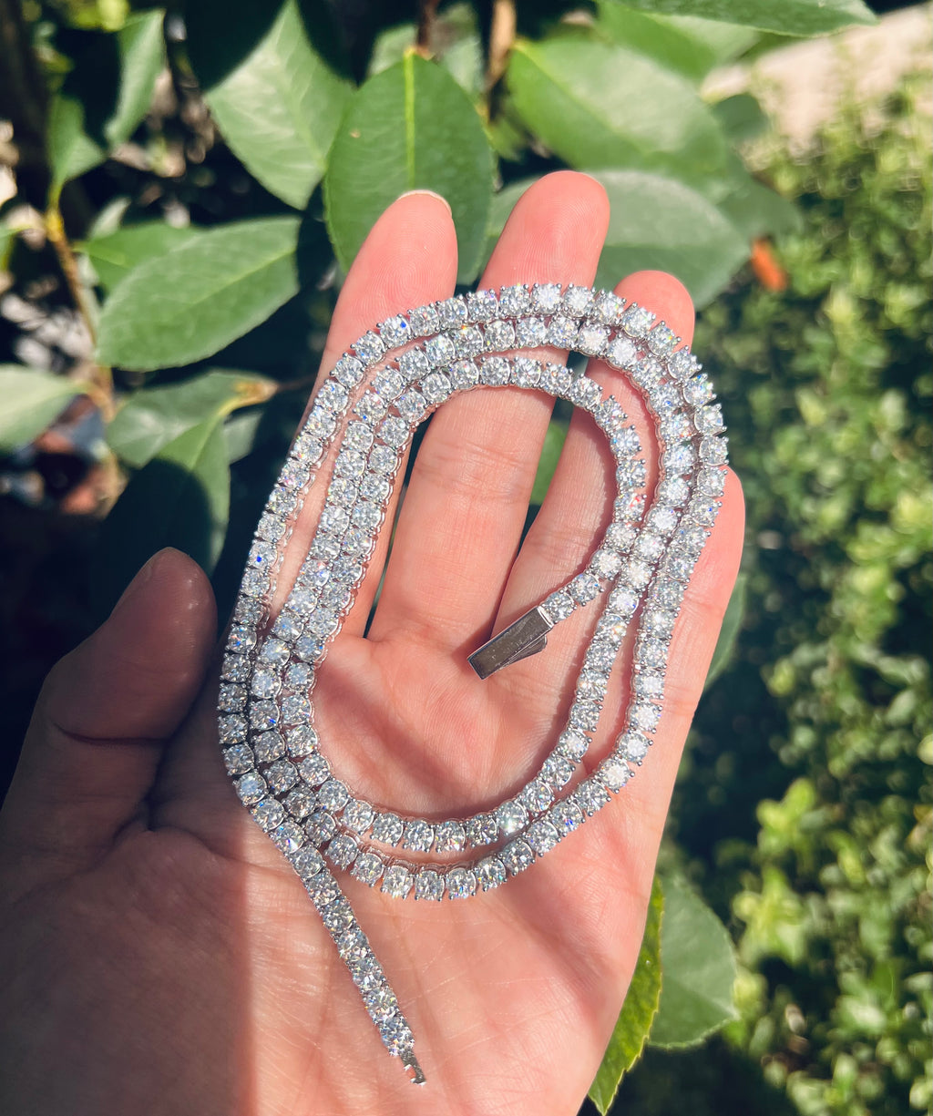 4mm Iced Tennis Chain Necklace- Miles Jewellery