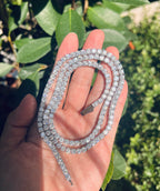 4mm Iced Tennis Chain Necklace- Miles Jewellery