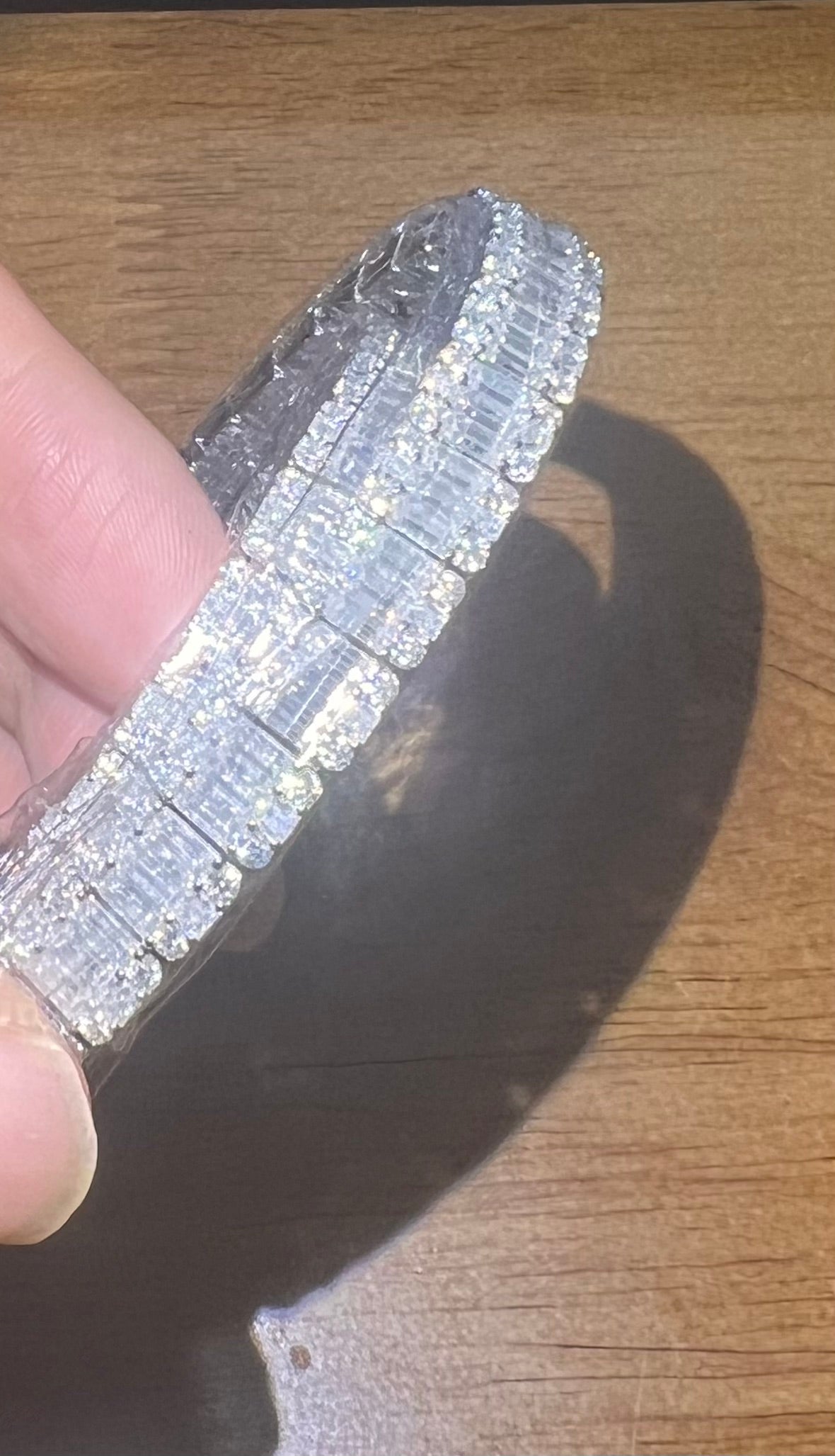 Iced 8mm Baguette Cuban Chain