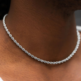 Twist Rope Chain Necklace- Miles Jewellery