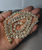 6.5mm VVS1 D Moissanite Tennis Chain – 925 Sterling Silver Necklace- Miles Jewellery