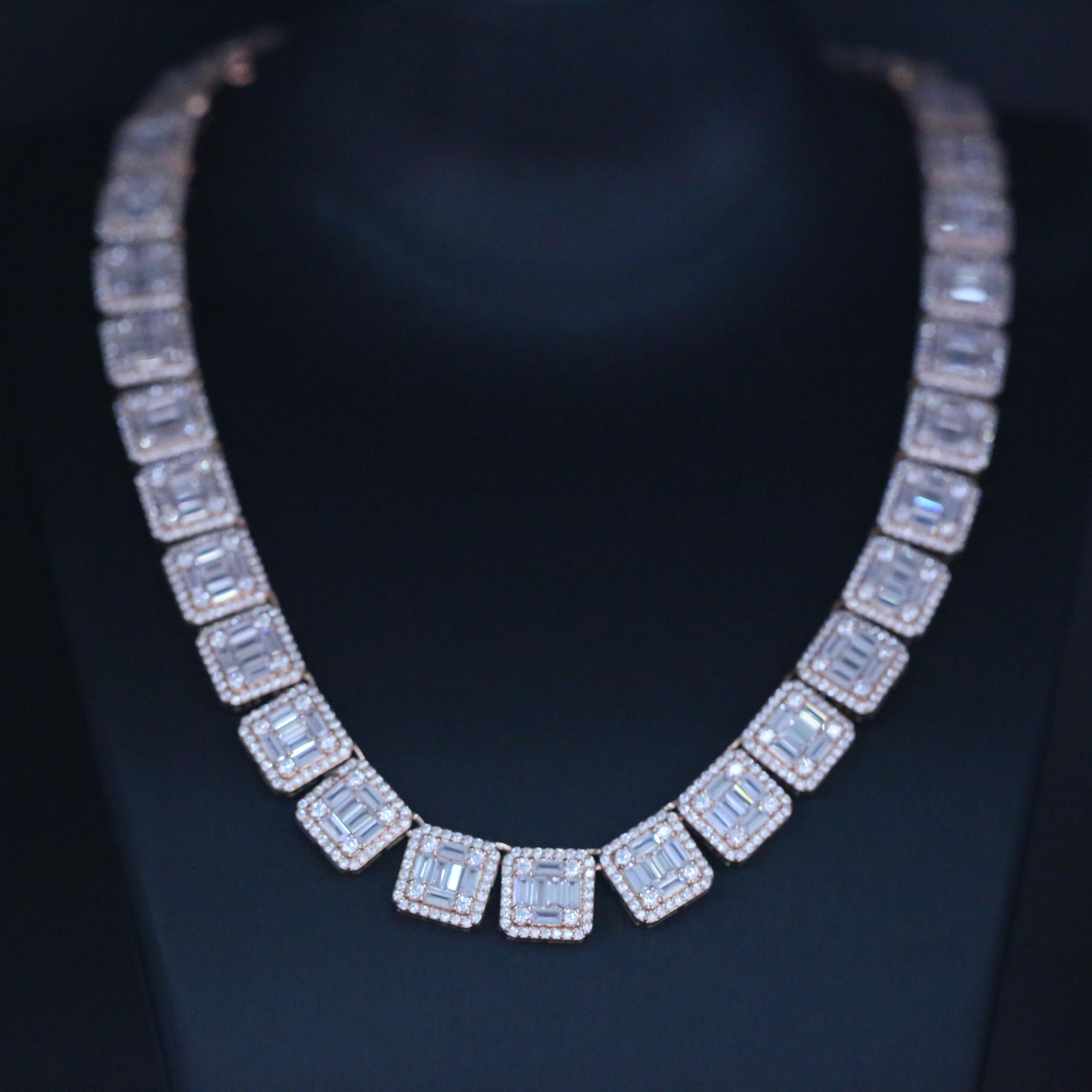 Iced Out 12mm Baguette Cuban Chain