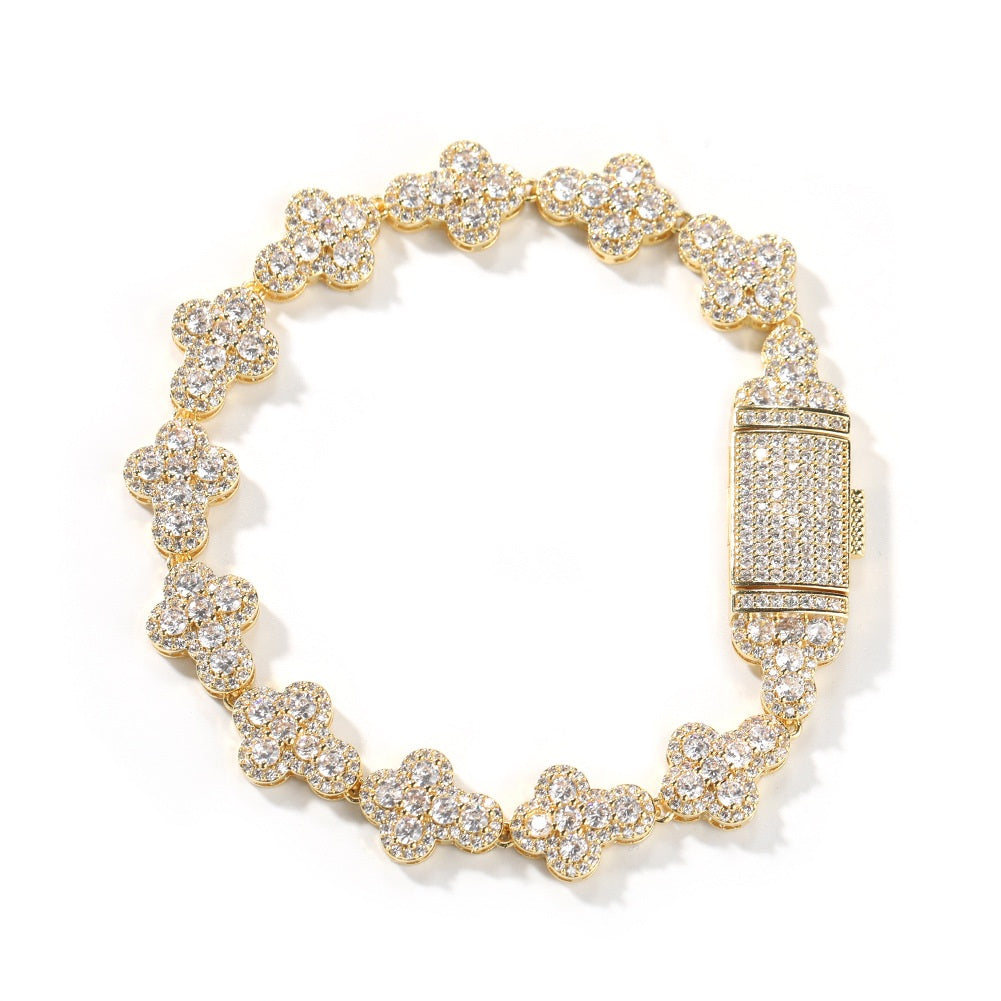 Iced Out Cross Shape bracelet product view 4