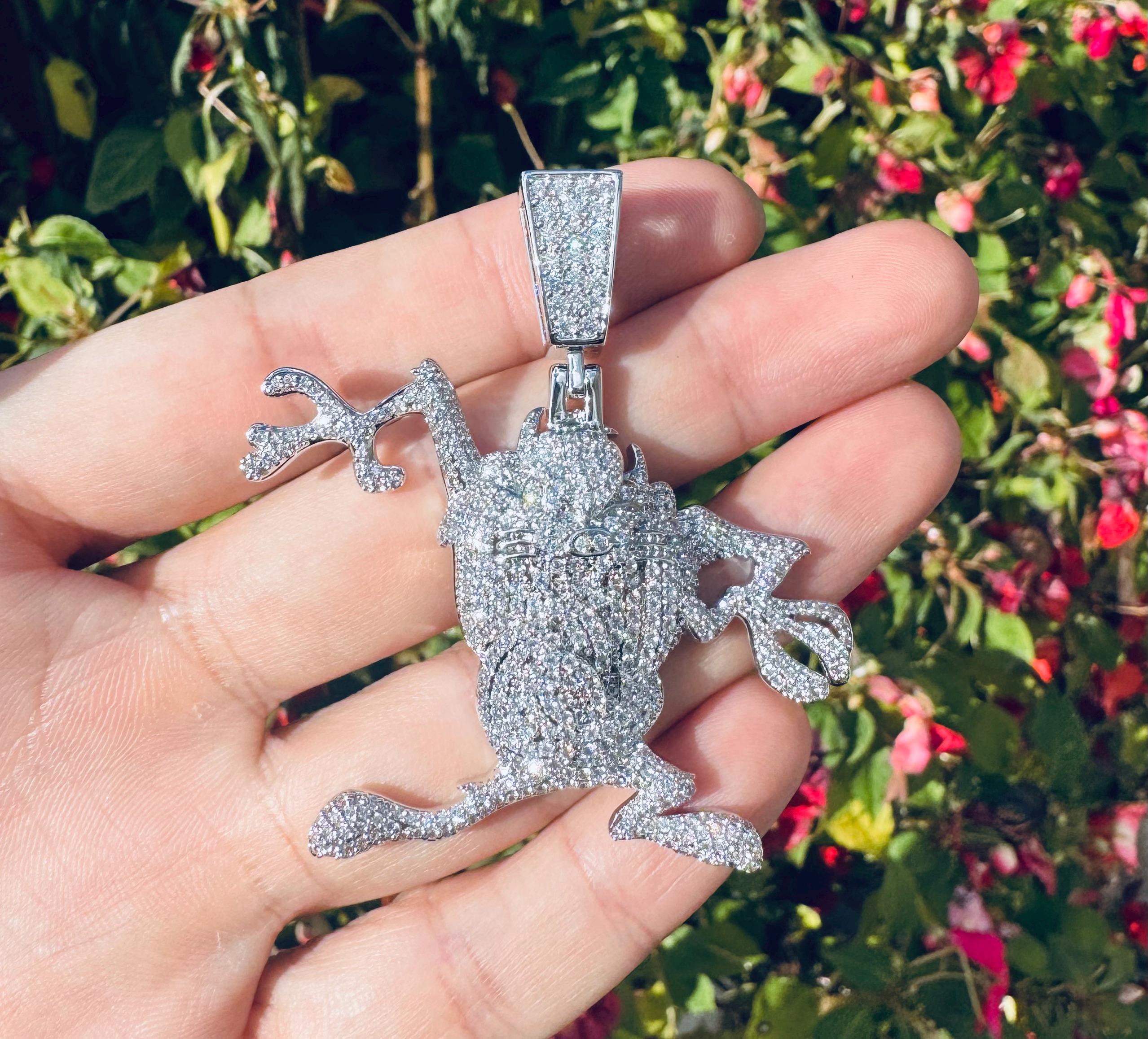 Iced Out Taz Pendant