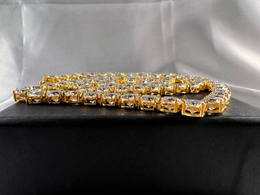 6.5mm VVS1 D Moissanite Tennis Chain – 925 Sterling Silver Necklace- Miles Jewellery