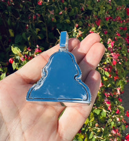 Iced Out 3D Jesus Bust Pendant- Miles Jewellery