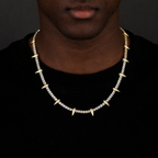 Iced Spike Tennis Chain- Miles Jewellery
