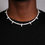 Iced Spike Tennis Chain- Miles Jewellery