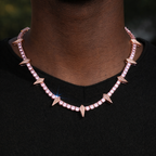 Iced Spike Tennis Chain- Miles Jewellery