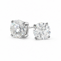 925 Sterling Silver Moissanite Stud Earrings - MilesJewellery