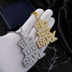 Iced Out BIG BANK Pendant - CZ Hip Hop Money Bag Jewelry - Miles Jewellery