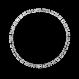 10mm Iced Out Square Link Necklace- Miles Jewellery