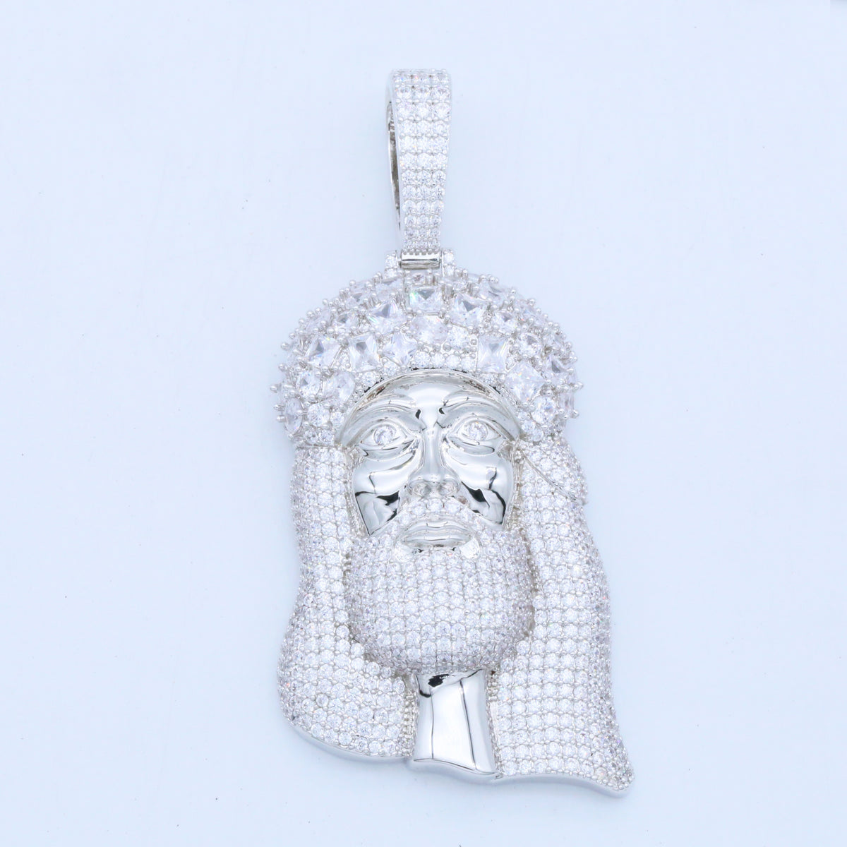 Iced Large Jesus Pendant product image 1
