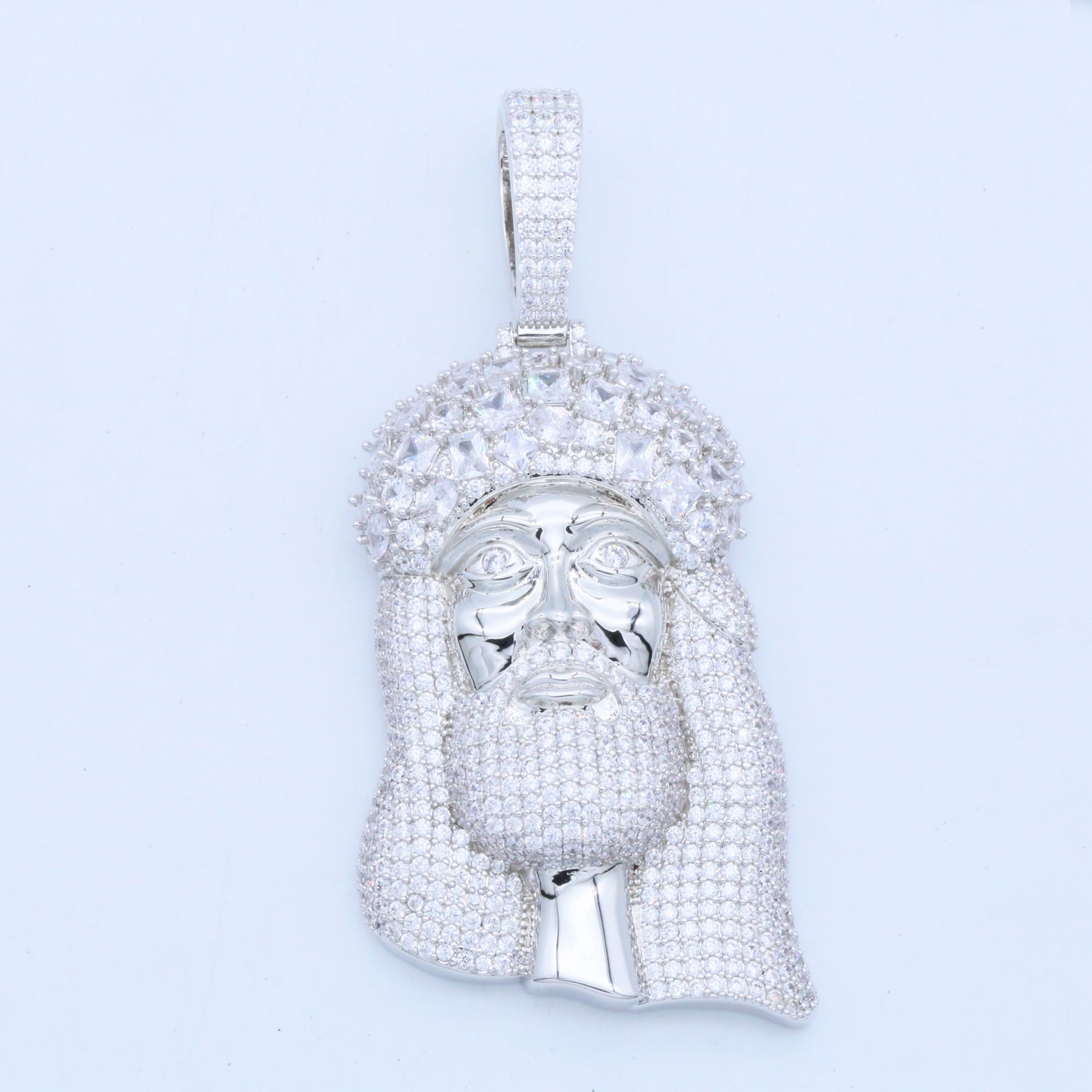 Iced Large Jesus Pendant product image 1