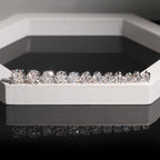 Certified VVS1 D Moissanite Stud Earrings – 925 Sterling Silver Earrings- Miles Jewellery
