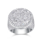Dome Moissanite Statement Ring - 22.5mm- Miles Jewellery