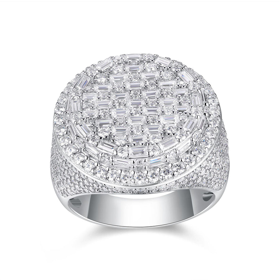 Dome Moissanite Statement Ring - 22.5mm- Miles Jewellery