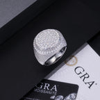 Dome Moissanite Statement Ring - 22.5mm- Miles Jewellery