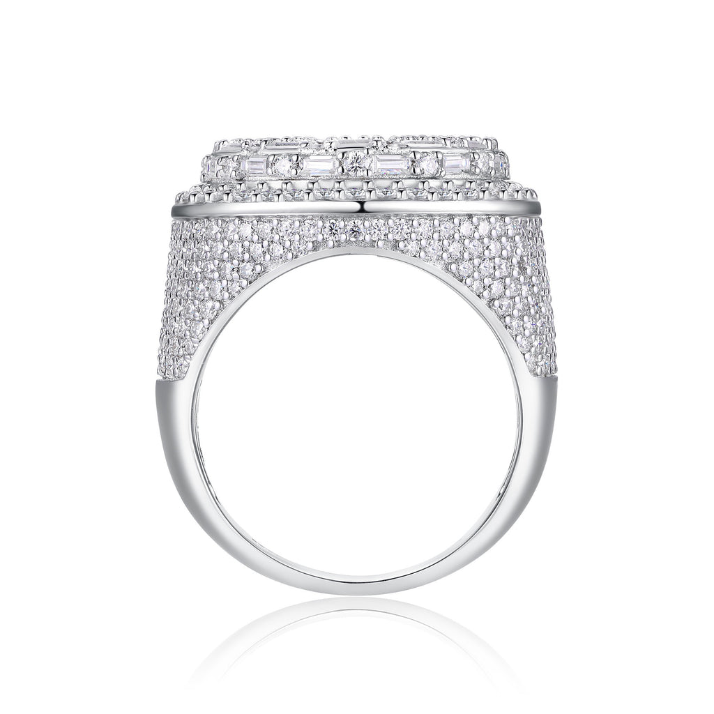 Dome Moissanite Statement Ring - 22.5mm- Miles Jewellery