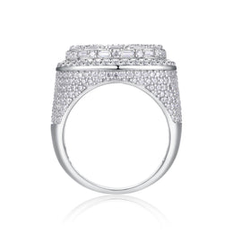 Dome Moissanite Statement Ring - 22.5mm- Miles Jewellery