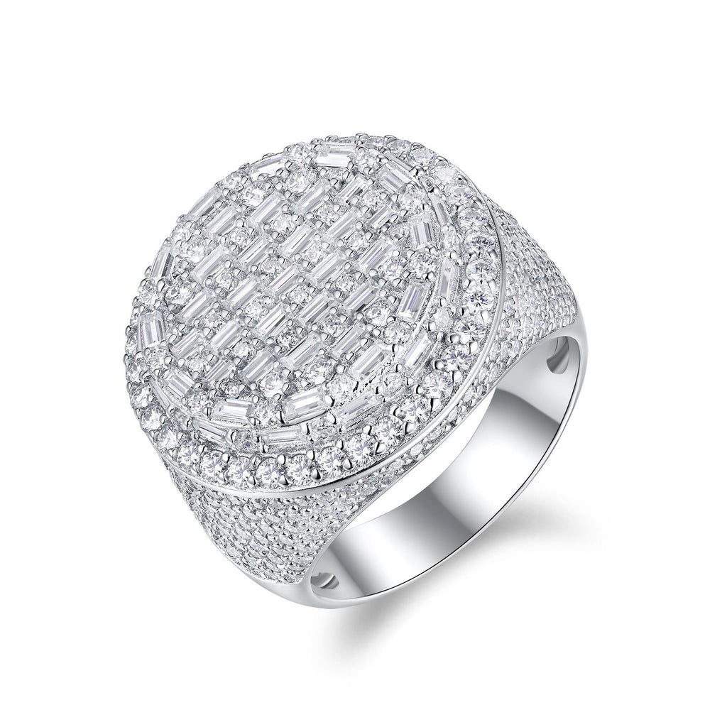 Dome Moissanite Statement Ring - 22.5mm- Miles Jewellery