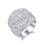 Dome Moissanite Statement Ring - 22.5mm- Miles Jewellery