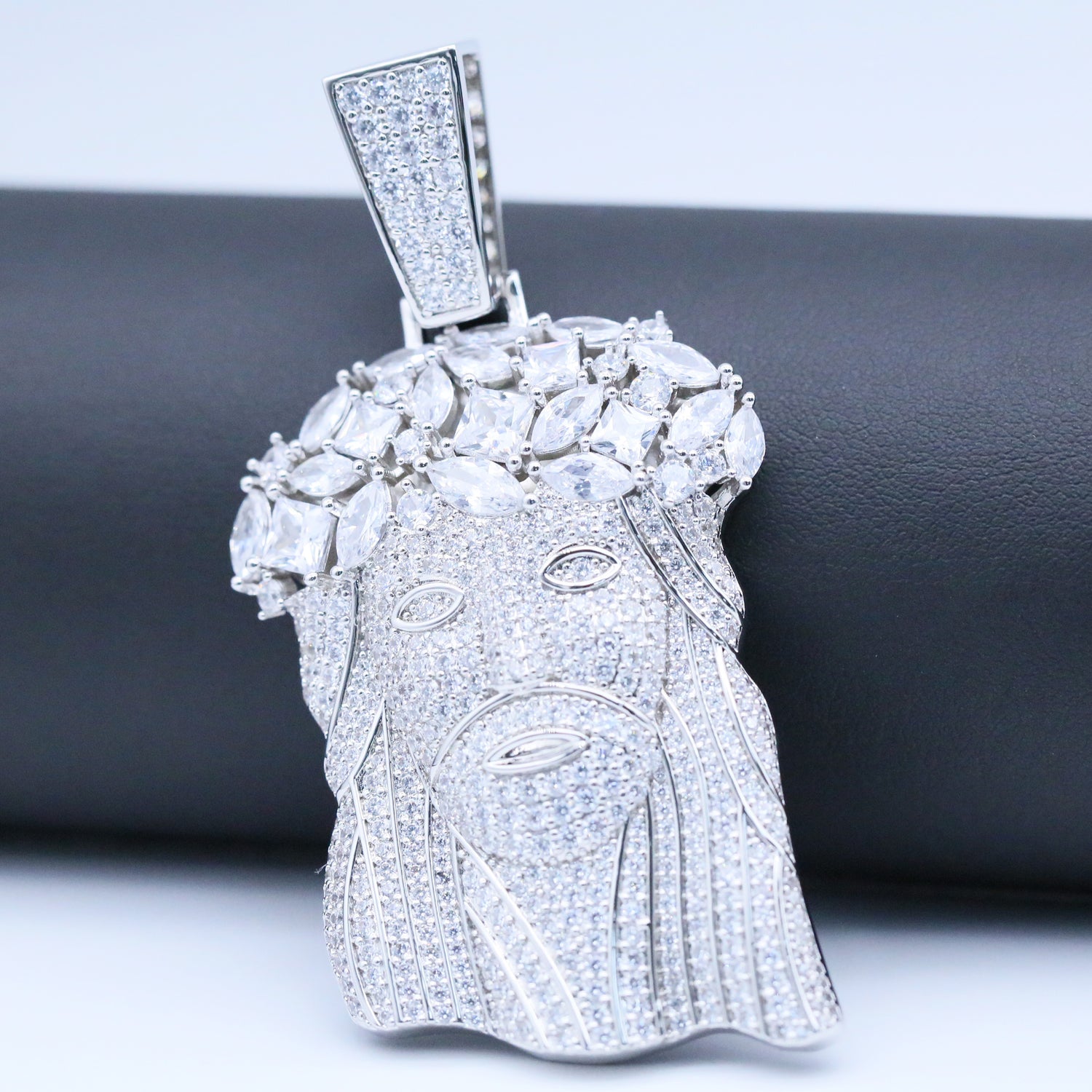 Iced Jesus Pendant – CZ Hip Hop Jewelry