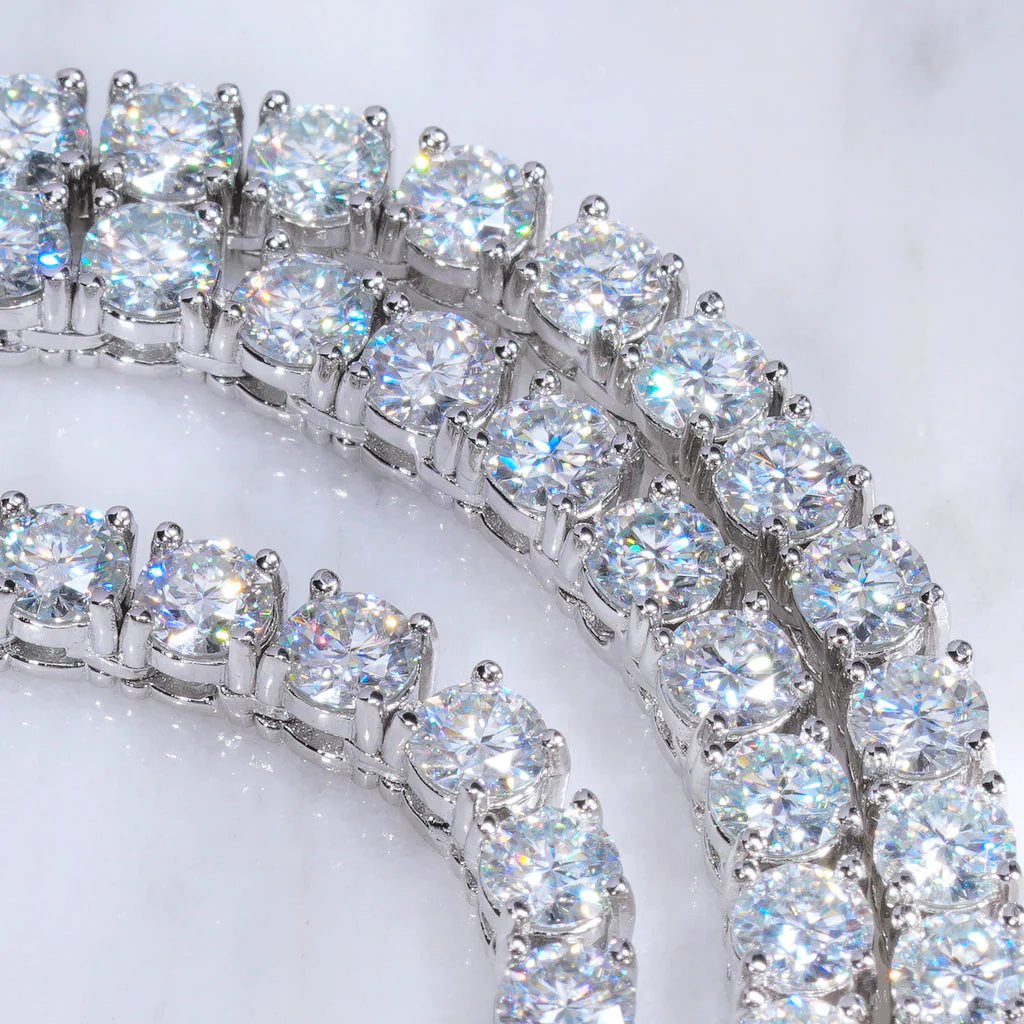 4mm Iced Tennis Chain Necklace- Miles Jewellery