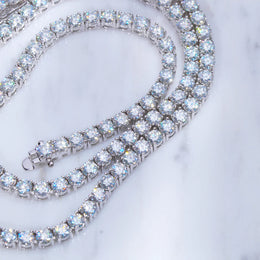 4mm Iced Tennis Chain Necklace- Miles Jewellery
