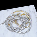2-6mm Iced Tennis Chain Necklace- Miles Jewellery