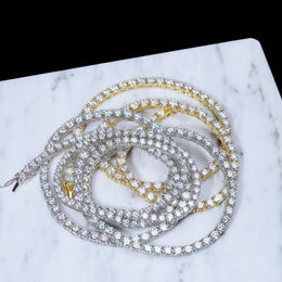 2-6mm Iced Tennis Chain Necklace- Miles Jewellery