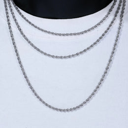 Twist Rope Chain Necklace- Miles Jewellery