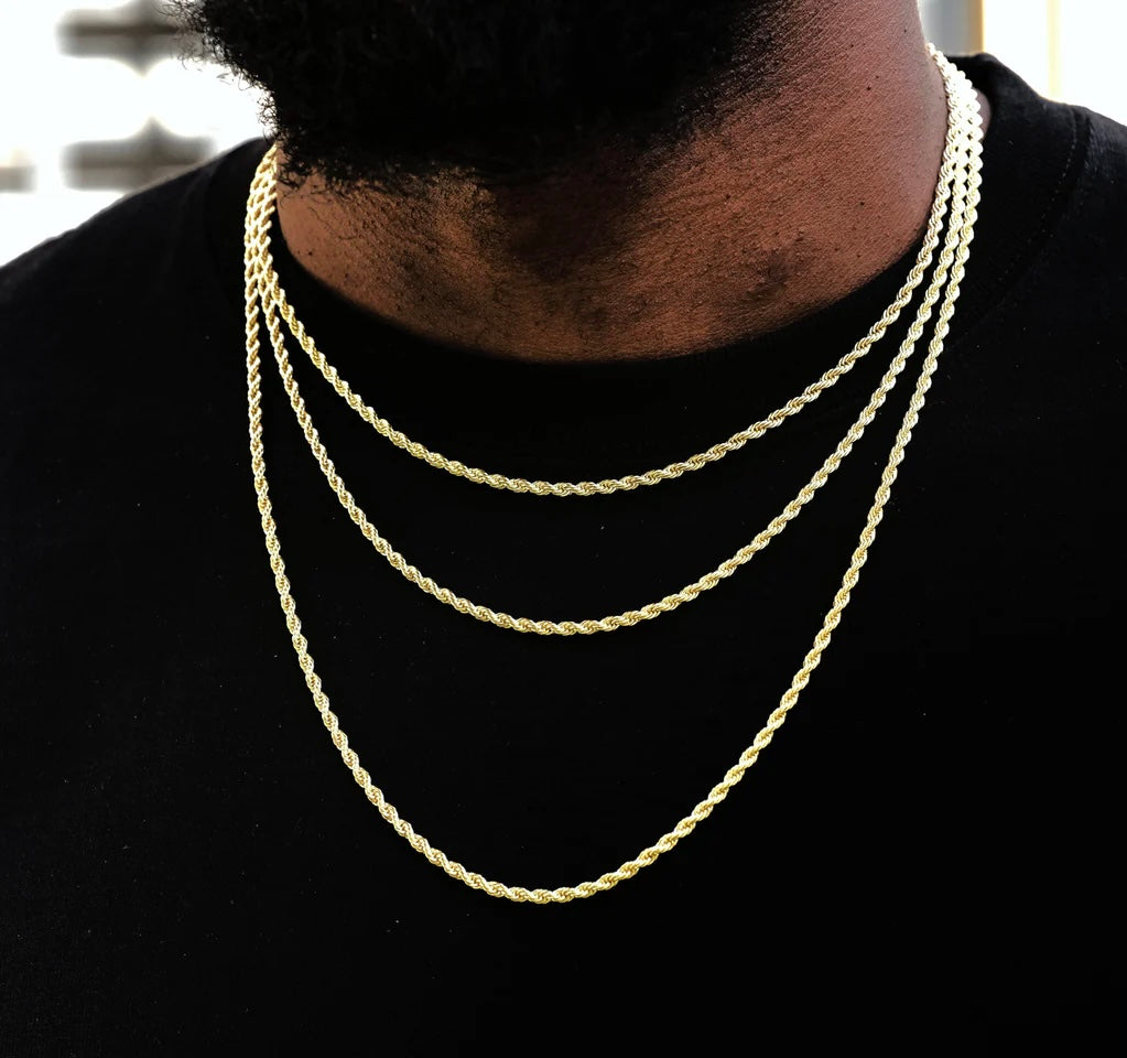 Twist Rope Chain Necklace- Miles Jewellery